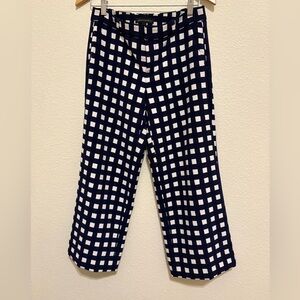 Banana Republic Navy and White Patterned Garment